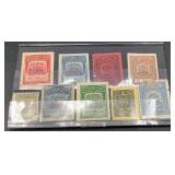 United States Telegraph Stamps from Western Union, Northern Mutual, American Rapid Telegraph Co., Pacific Mutual and Postal Telegraph Cable Company