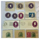 Early Preprinted US Postage - U.S. Postal Stationery