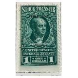 United States Stock Transfer Stamps -United States Internal Revenue