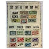 Colllection of Airmail Postage Stamps, Airpost Issues and Airmail Issues