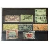 Colllection of Airmail Postage Stamps, Airpost Issues and Airmail Issues