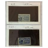 US Special Delivery Stamps from 10 cents to 30 cents