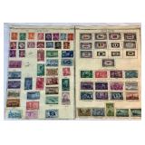 United States Postage Stamps Collection from late 1800