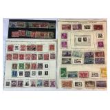 United States Postage Stamps Collection from late 1800