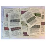 Commerative Issues of Blocks of Stamps and Souvenir Sheets