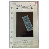 US Internal Revenue Postage Stamps dating back to the 1860