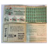 S & H Green Stamps Quick Saver Books and Stamps