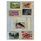 Assortment of State Trout, Migratory Waterfowl, Bird and Wildlife Stamps