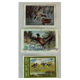 Assortment of State Trout, Migratory Waterfowl, Bird and Wildlife Stamps