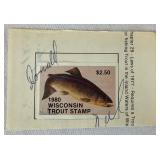 Assortment of State Trout, Migratory Waterfowl, Bird and Wildlife Stamps