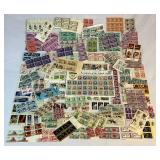 Collection of Blocks of Stamps from Various Years and Denominations