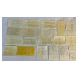 Collection of Blocks of Stamps from Various Years and Denominations