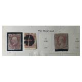 The National Postage Stamp Album with stamps dating back to 1860