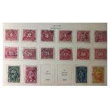 The National Postage Stamp Album with stamps dating back to 1860