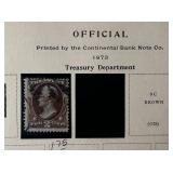 The National Postage Stamp Album with stamps dating back to 1860