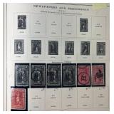 The National Postage Stamp Album with stamps dating back to 1860