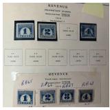 The National Postage Stamp Album with stamps dating back to 1860