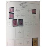 The National Postage Stamp Album with stamps dating back to 1860