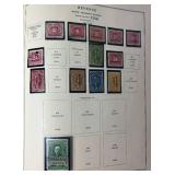 The National Postage Stamp Album with stamps dating back to 1860