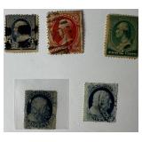 Early United States Postage Stamps from 1851 to 1894