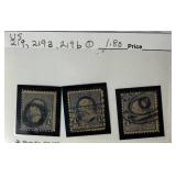 Early United States Postage Stamps from 1851 to 1894