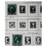 Early United States Postage Stamps from 1851 to 1894