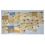 Covers, Letters and Postcards from the late 1800