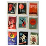 Vintage Matchbox Labels from USSR and UK Lot 3