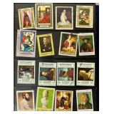 Global Postage Stamps- some cancelled, some new Various Years and Issues