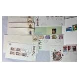 International First Day Covers and Commemorative Sheets