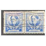 1940 Famous Americans Series Postage Stamps