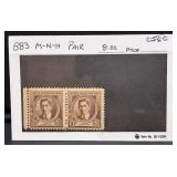 1940 Famous Americans Series Postage Stamps