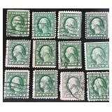 Selection of George Washington Postage Stamps from 1870