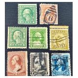 Selection of George Washington Postage Stamps from 1870