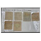 1860-1926 Benjamin Franklin United States Postage Stamps