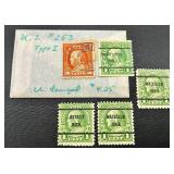 1860-1926 Benjamin Franklin United States Postage Stamps