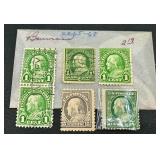 1860-1926 Benjamin Franklin United States Postage Stamps