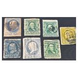 1860-1926 Benjamin Franklin United States Postage Stamps
