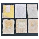 United States Early Postage Stamps with Internal Revenue Stamps