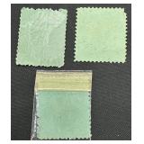 United States Early Postage Stamps with Internal Revenue Stamps