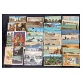 Collection of Vintage Postcards from Around the World