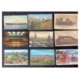 Collection of Vintage Postcards from Around the World