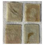 1860 George Washington Three Cent United States Stamps Scott #65