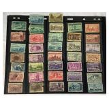 Collection of United States Postage Stamps from the 1920