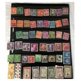Collection of United States Postage Stamps from the 1920