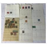 Postage Stamps from Around the World - Various Years and Issues