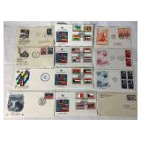 United Nations First Day Covers, Covers, Registered Mail, Stamp Folders and more