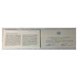 United Nations First Day Covers, Covers, Registered Mail, Stamp Folders and more