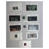 United States Postage Stamps Scott #147, #153, #157, #158, #178, #179, #182 and #184