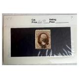 United States Postage Stamps Scott #147, #153, #157, #158, #178, #179, #182 and #184